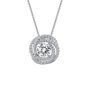 Lafonn Circle Knot Pendant Necklace