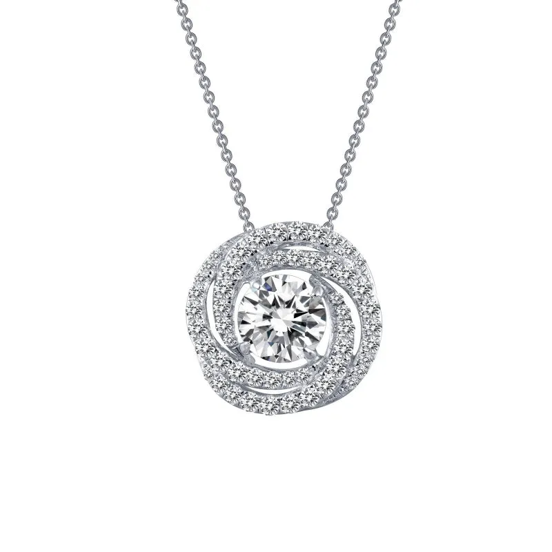 Lafonn Circle Knot Pendant Necklace