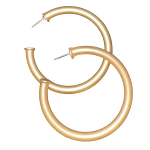 Large Matte Hoops