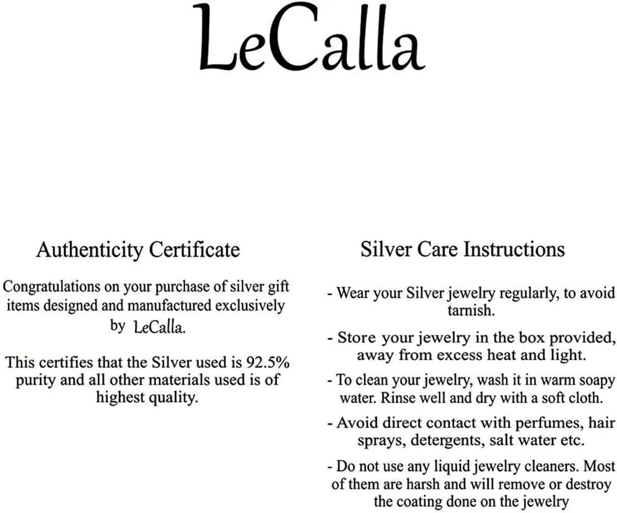 LeCalla Solid 925 Sterling Silver Figaro Link Chain Bracelet | Italian Diamond-Cut Figaro Chain Bracelet for Women Men, Made in Italy (7, 7.5, 8, 8.5, 9 Inches)