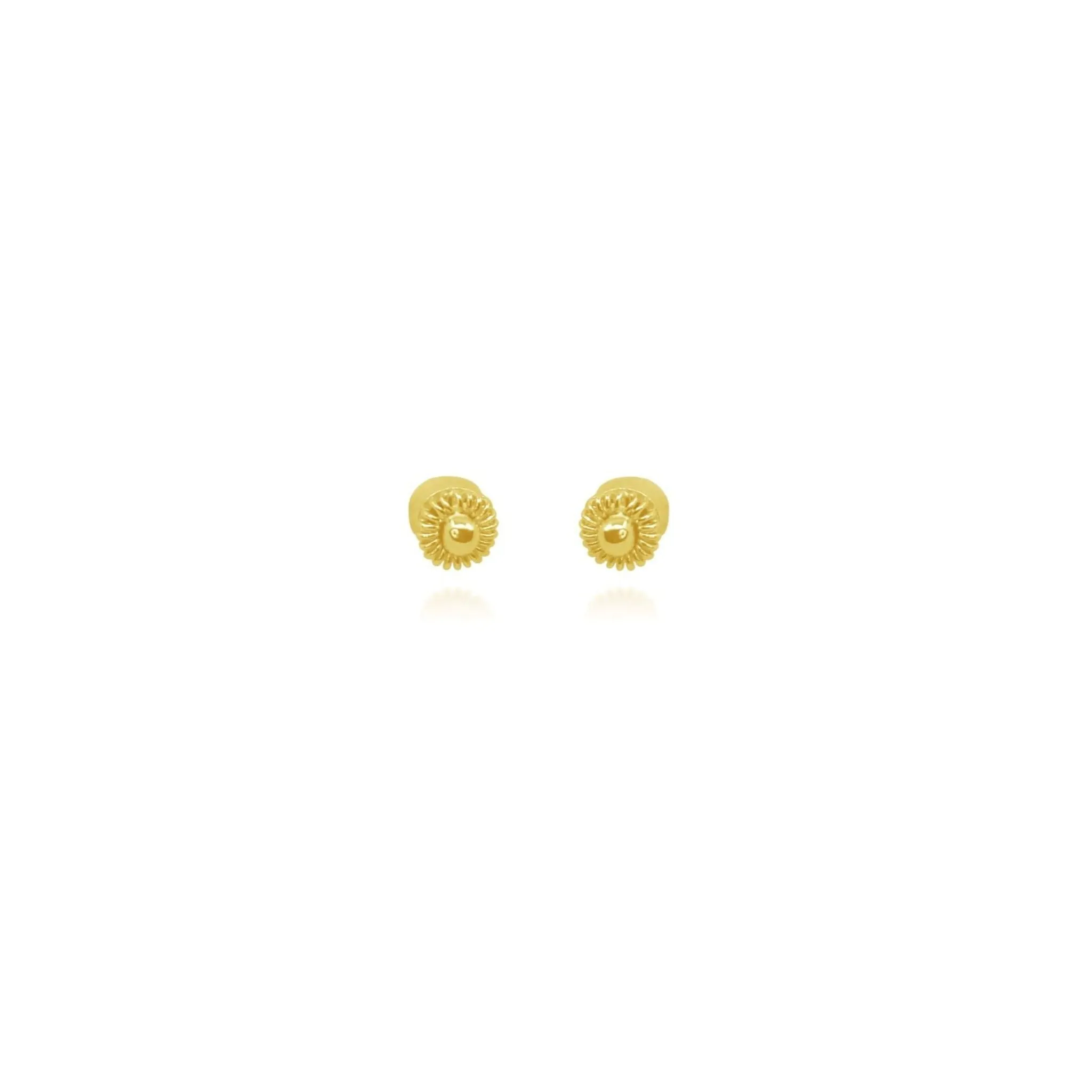LISA SOLID GOLD 18K STUD EARRINGS