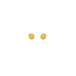 LISA SOLID GOLD 18K STUD EARRINGS