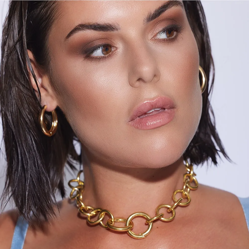 Lola Chubby Round Hoop Earrings