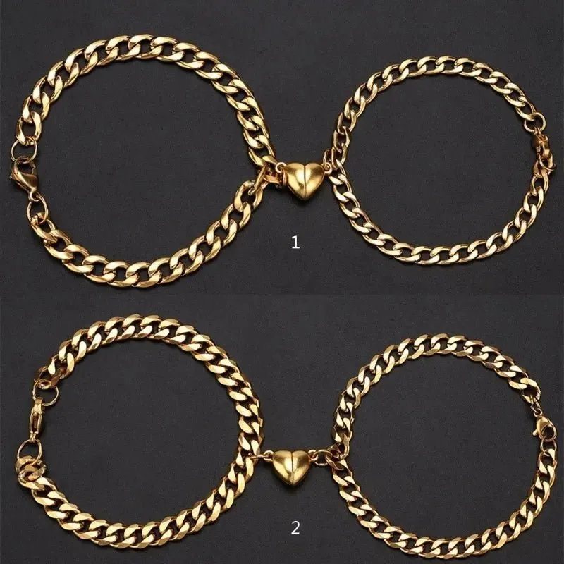 Love Magnet Couple Bracelets – For Him and Her