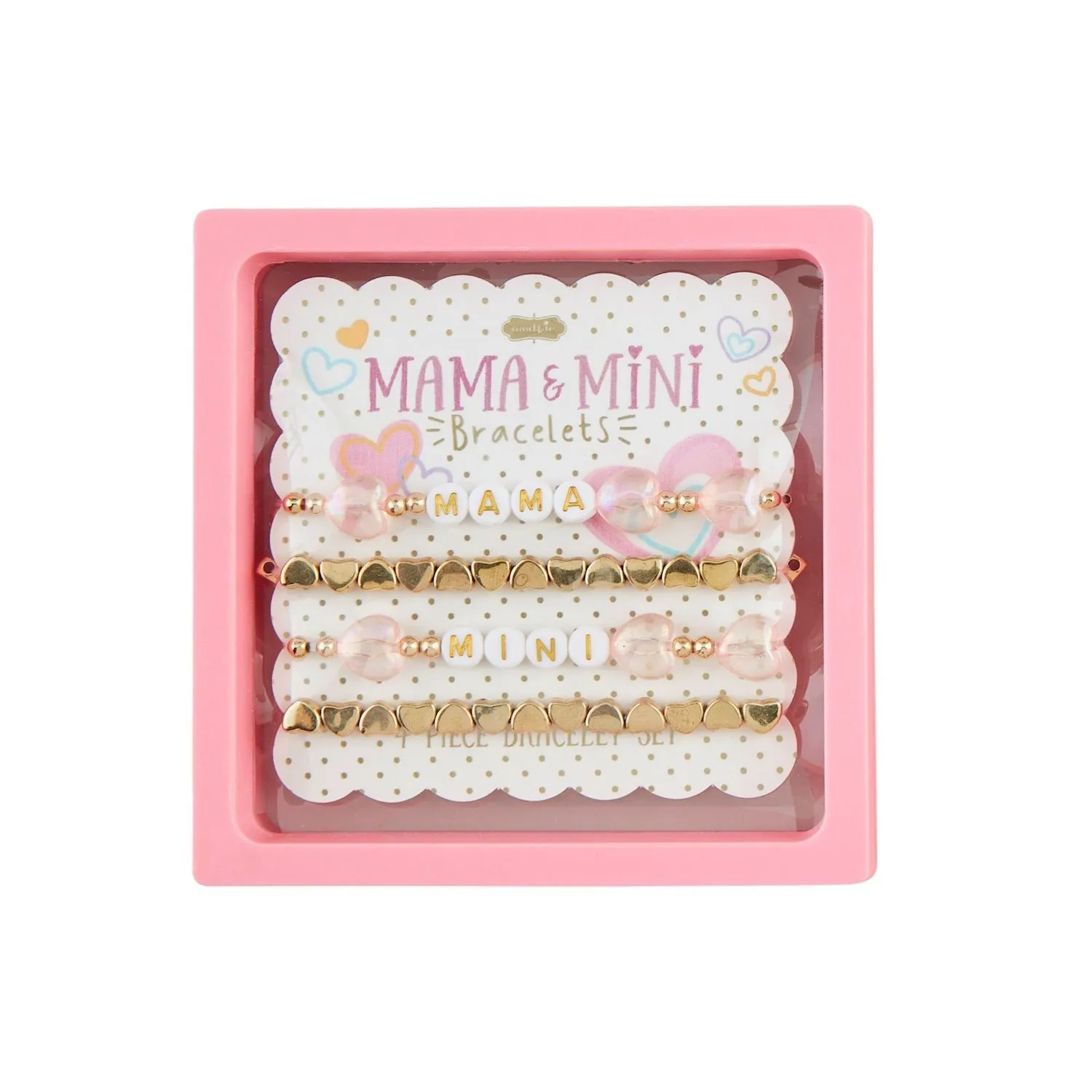 Mama And Mini Bracelets • Pink