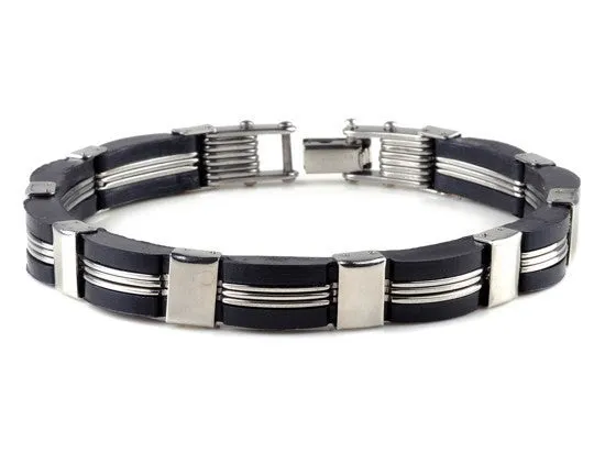 Men Bracelet Cuban Wristbands Band Men's Jewelry Accessory