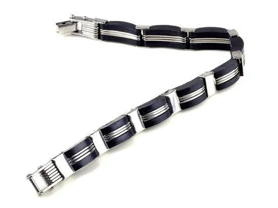Men Bracelet Cuban Wristbands Band Men's Jewelry Accessory