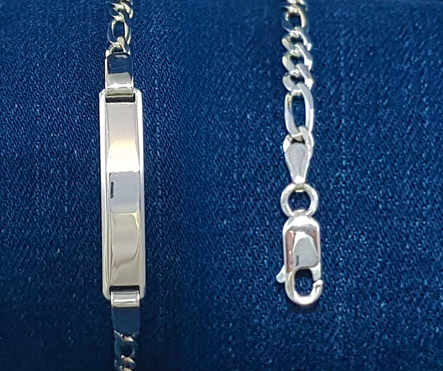 Mens' Figaro ID Bracelet - Thick Tag