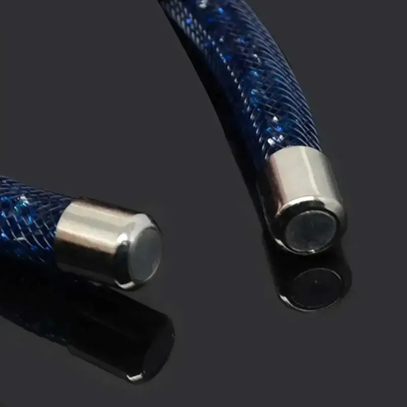 Mesh Net Bracelet For Women & Girls. Resin Crystal Fill, Magnetic Metal Clasp Jewelry