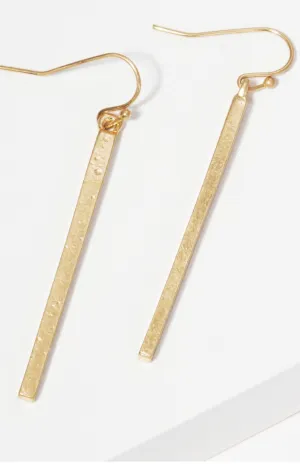 Metal Bar Dangle Earrings