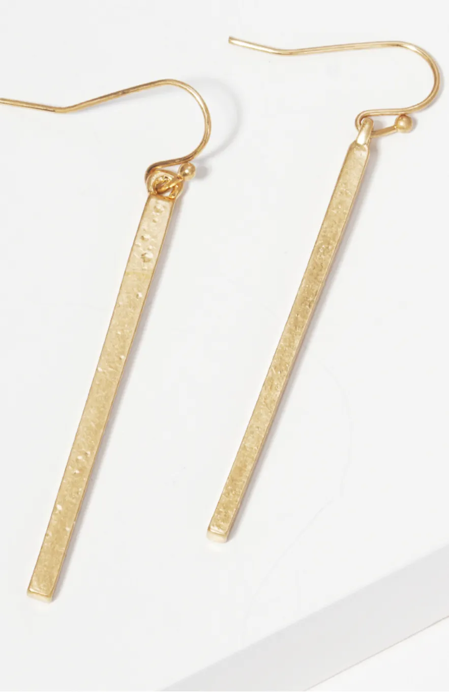 Metal Bar Dangle Earrings