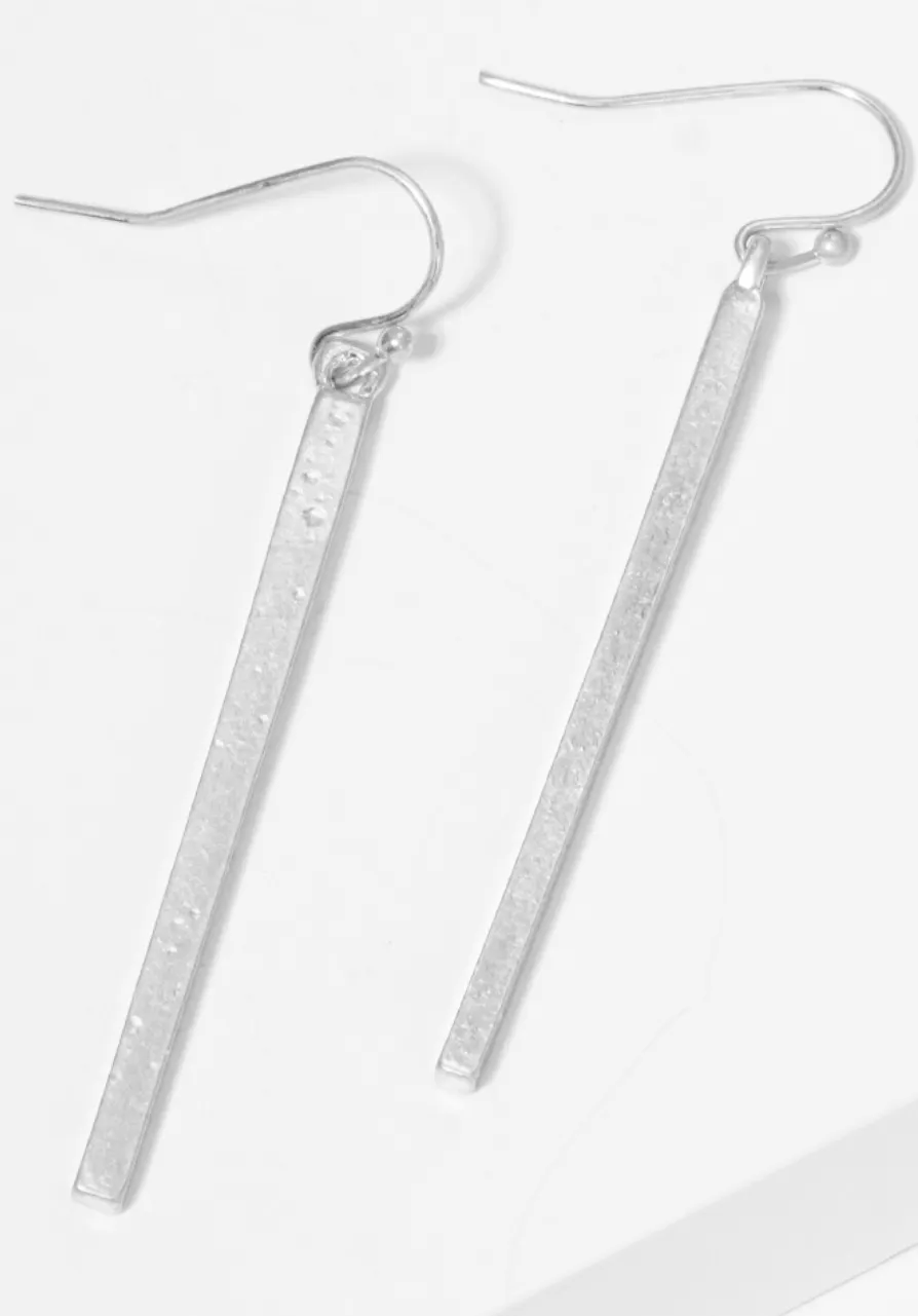 Metal Bar Dangle Earrings