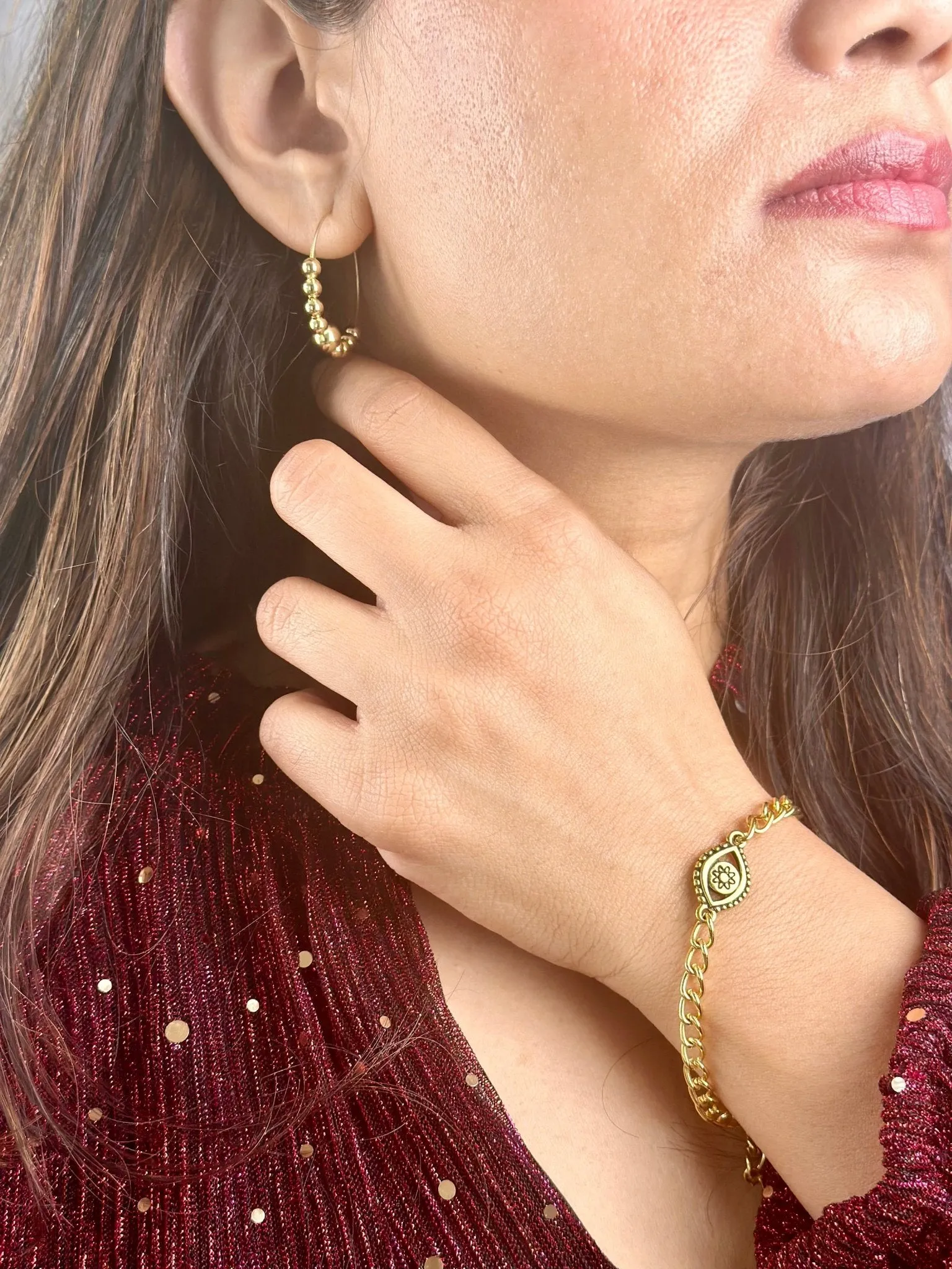 Mini Aura Hoop Earrings