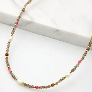 Monique Necklace - Smokey