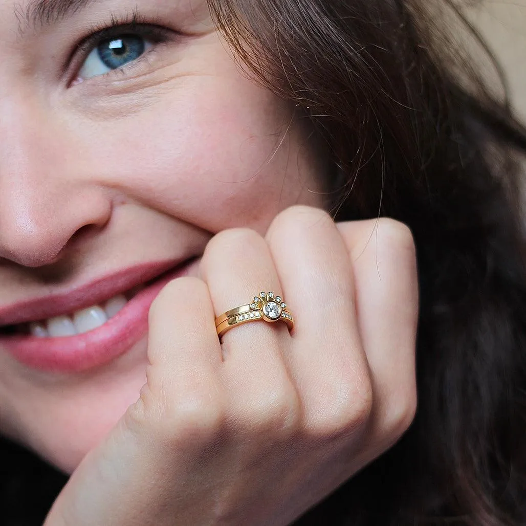 Mor Diamond Solitaire Ring