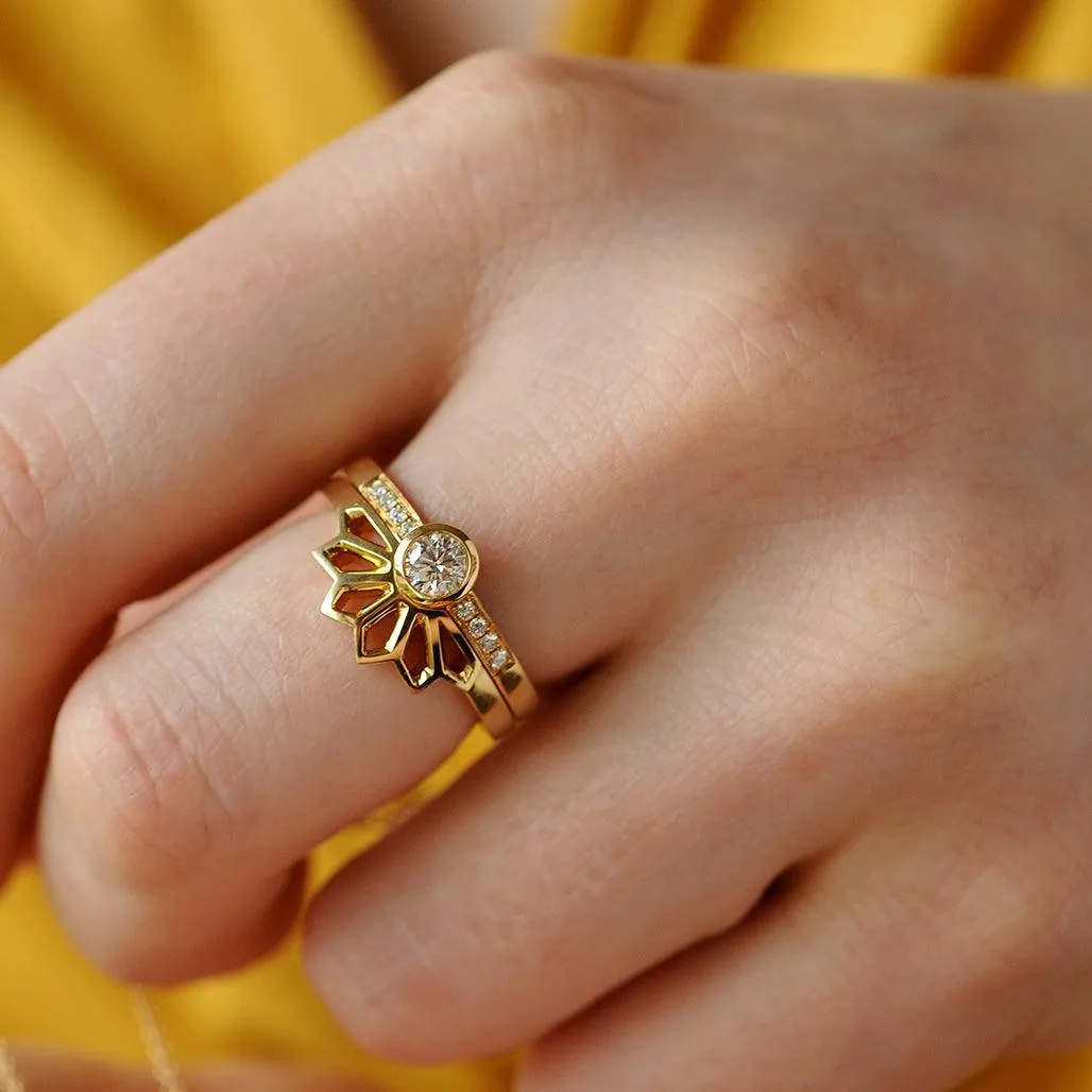 Mor Diamond Solitaire Ring