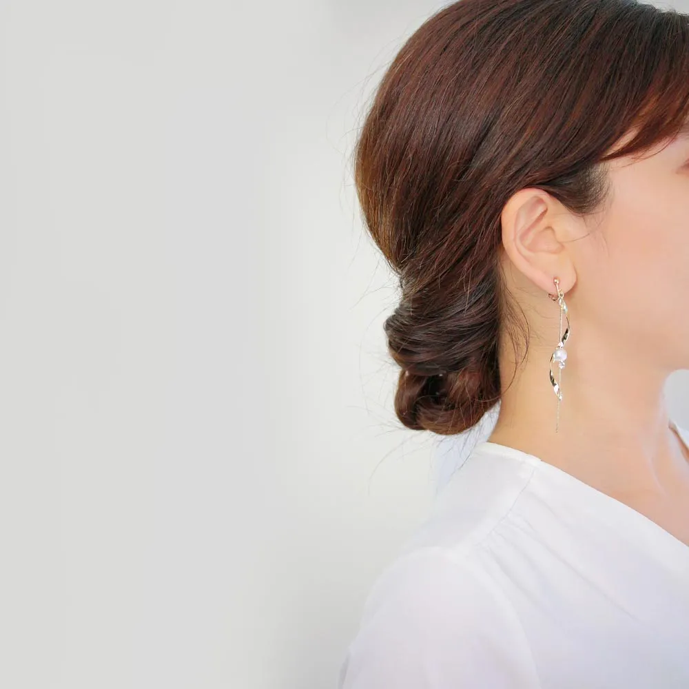 Multi Drop Clip On Earrings