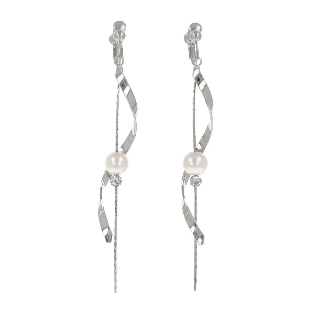 Multi Drop Clip On Earrings