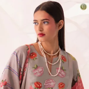 Multi-hued Long Layered Pearl Chain ( 72inch)