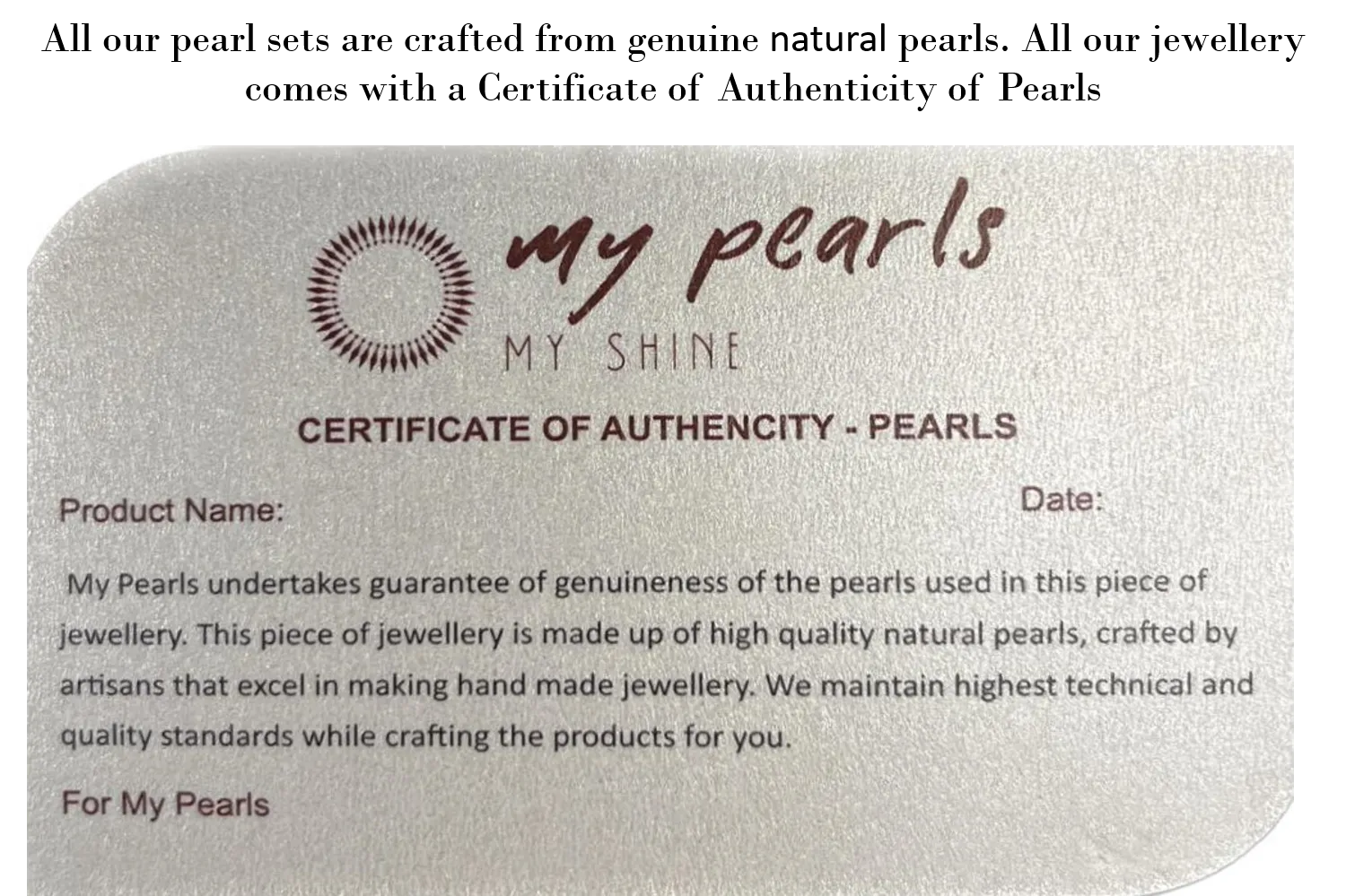 My Pearls Charming 4 mm Sleek Pearl Set