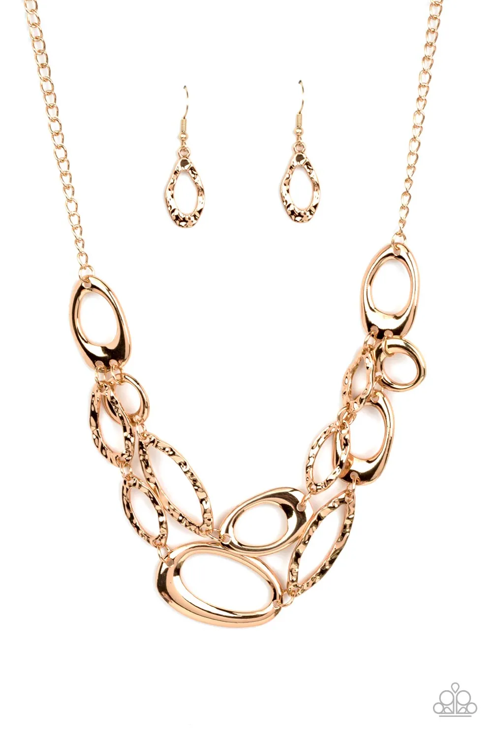 Necklaces Game OVAL - Gold N2247