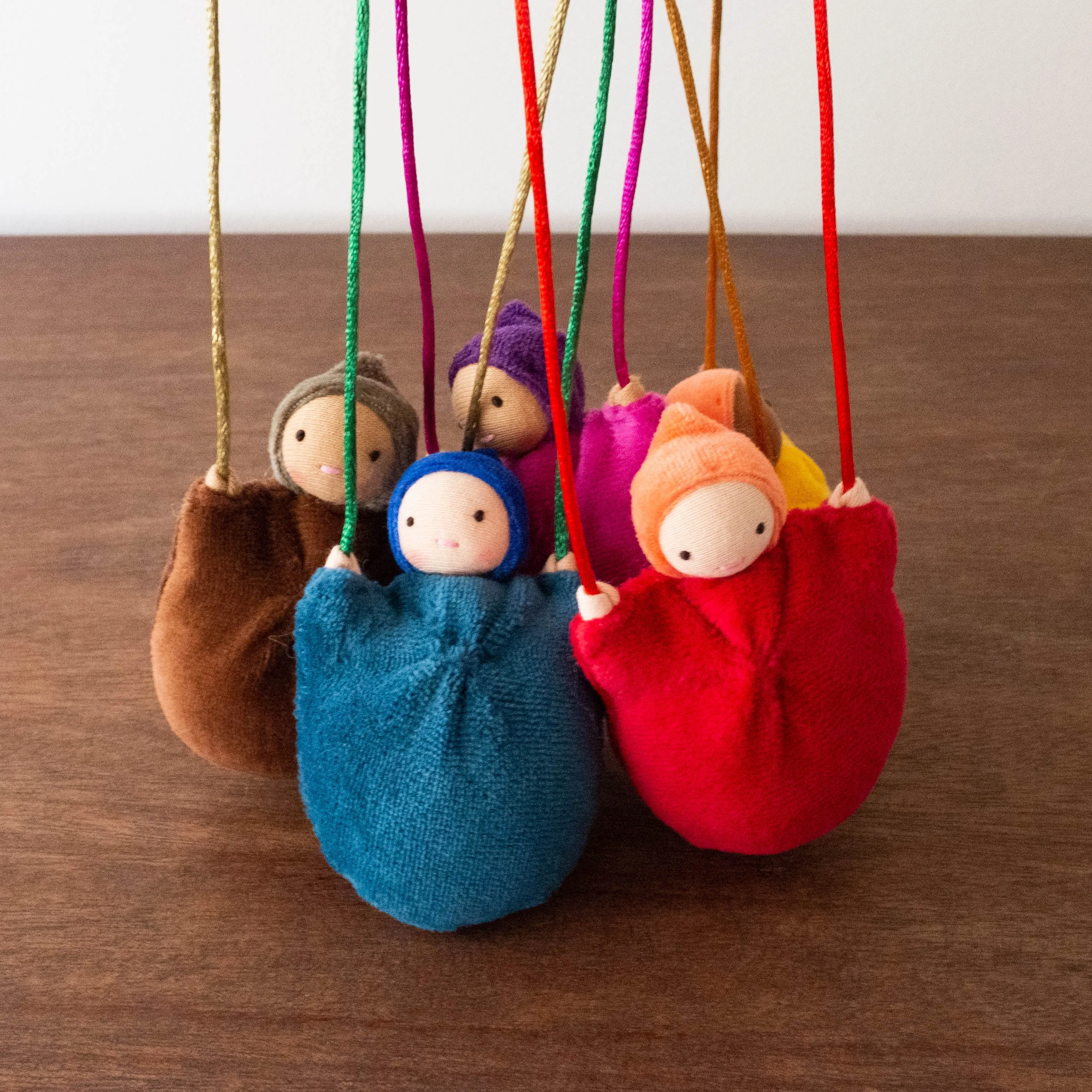 NEW Rainbow Baby Doll Necklaces