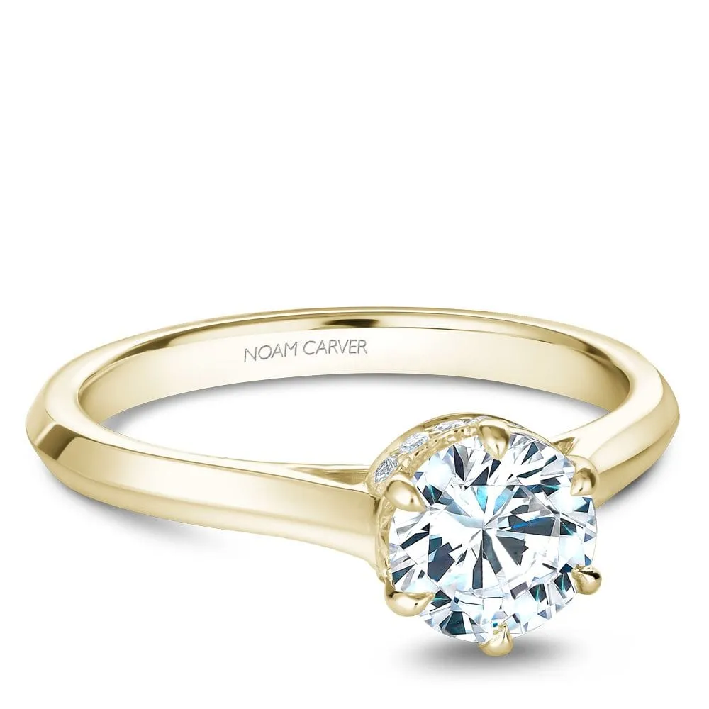 Noam Carver 6 Claw Solitaire Engagement Ring