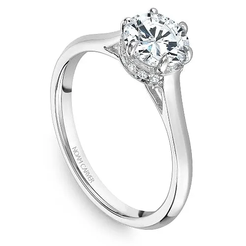 Noam Carver 6 Claw Solitaire Engagement Ring