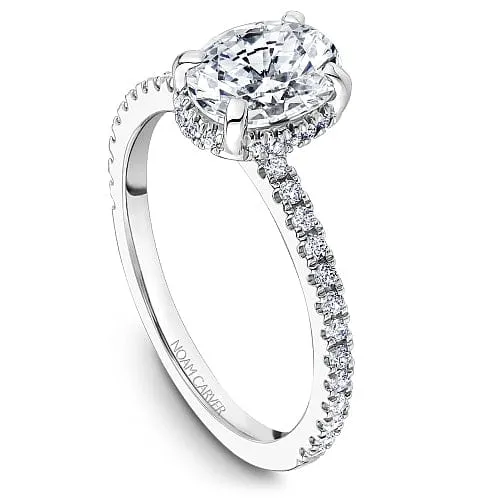 Noam Carver Halo Engagement Ring