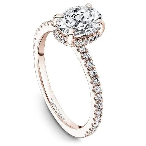 Noam Carver Halo Engagement Ring