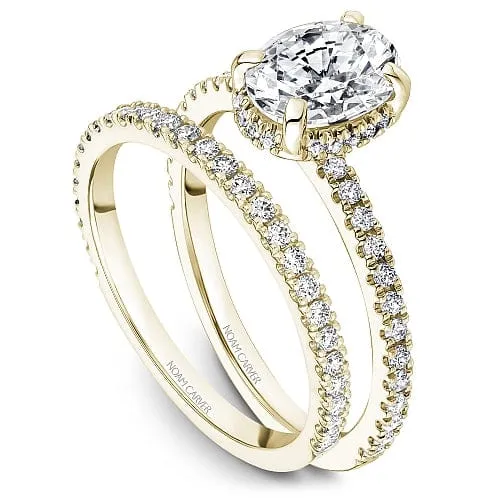 Noam Carver Halo Engagement Ring