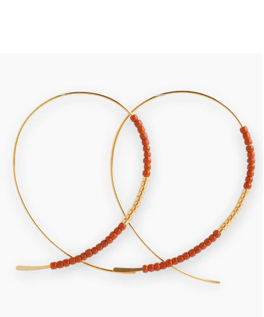 Norah Gold Earrings - Ivory