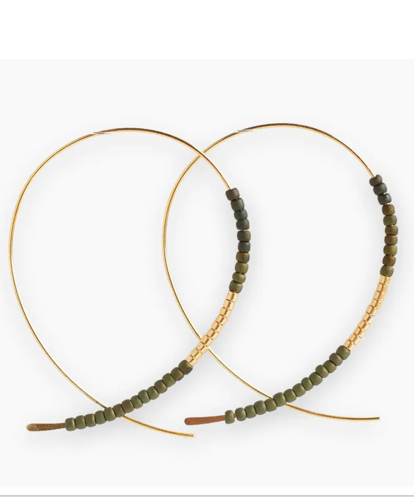 Norah Gold Earrings - Ivory