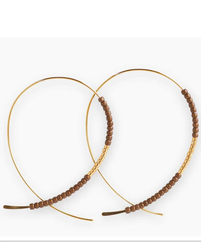 Norah Gold Earrings - Ivory