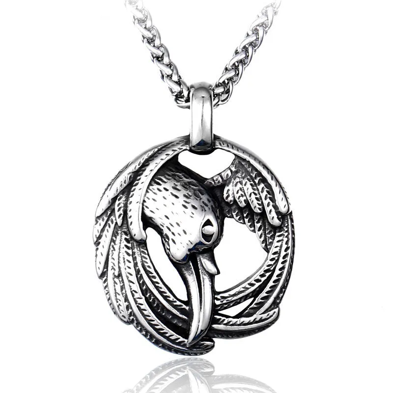 Nordic Raven - Gothic Norse Pendant by The Nevermore