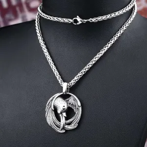 Nordic Raven - Gothic Norse Pendant by The Nevermore