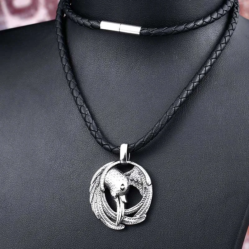 Nordic Raven - Gothic Norse Pendant by The Nevermore