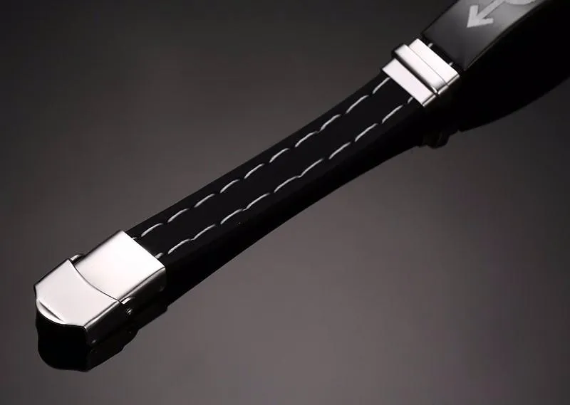 Onyx Black Magnetic Pride Bracelet