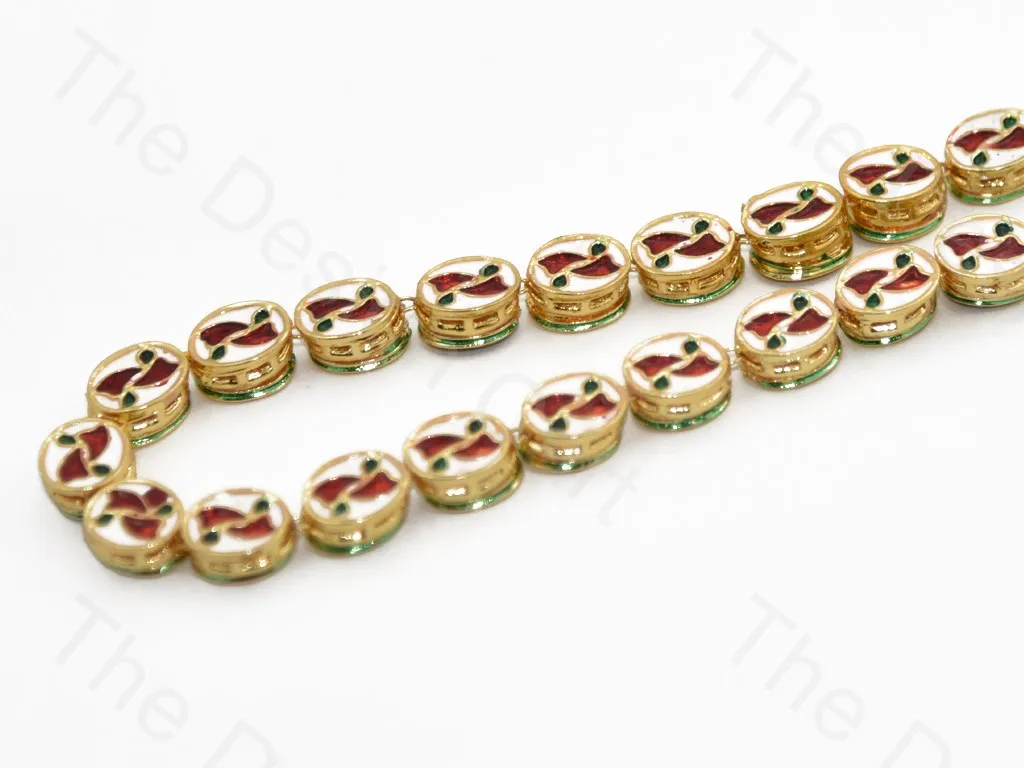 Oval Meena Kundan