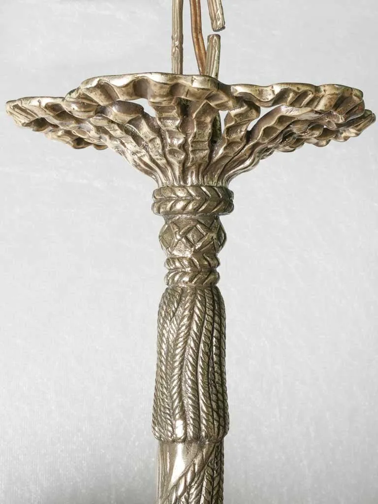 Palm leaf chandelier - early 20th century - 19" x 23¼"