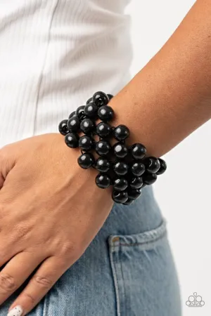 Paparazzi Bracelet ~ Tiki Tropicana - Black