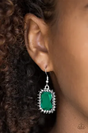 Paparazzi Earring ~ Downtown Dapper - Green