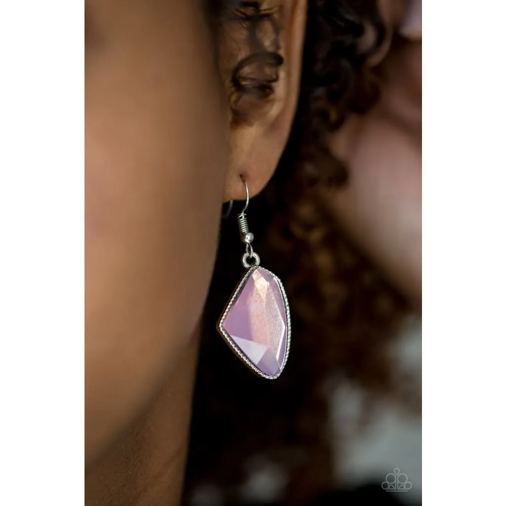Paparazzi Mystic Mist - Pink Earring