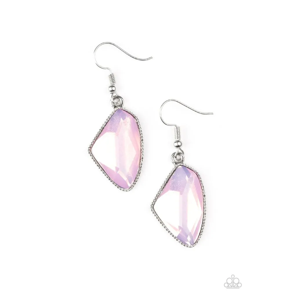 Paparazzi Mystic Mist - Pink Earring