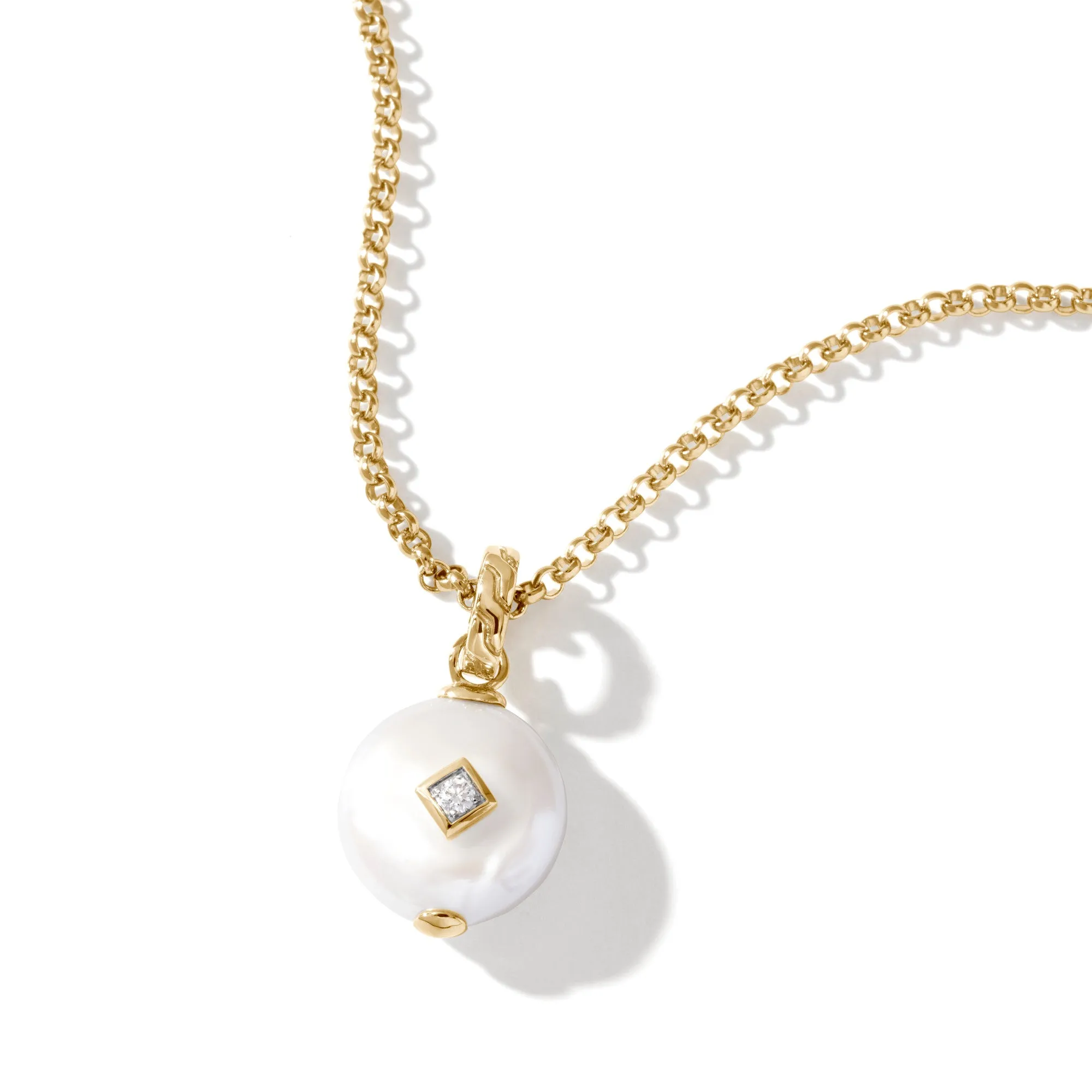Pearl Pendant, Gold, Diamond|HGX9008192DI
