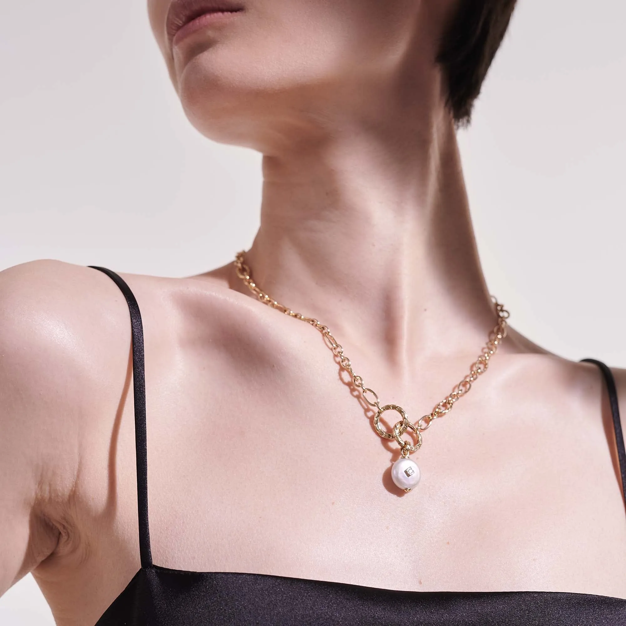 Pearl Pendant, Gold, Diamond|HGX9008192DI