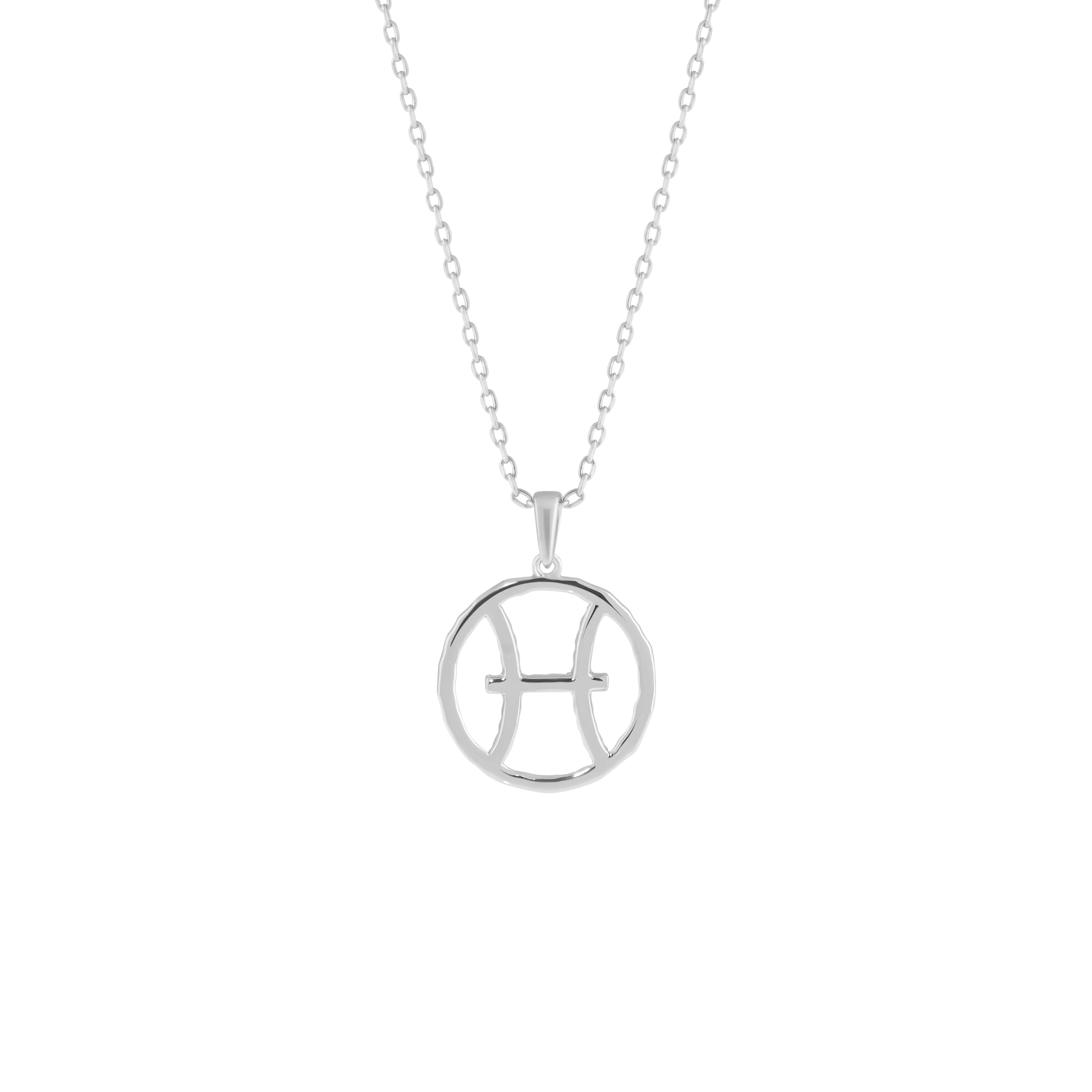 Pisces medallion pendant necklace