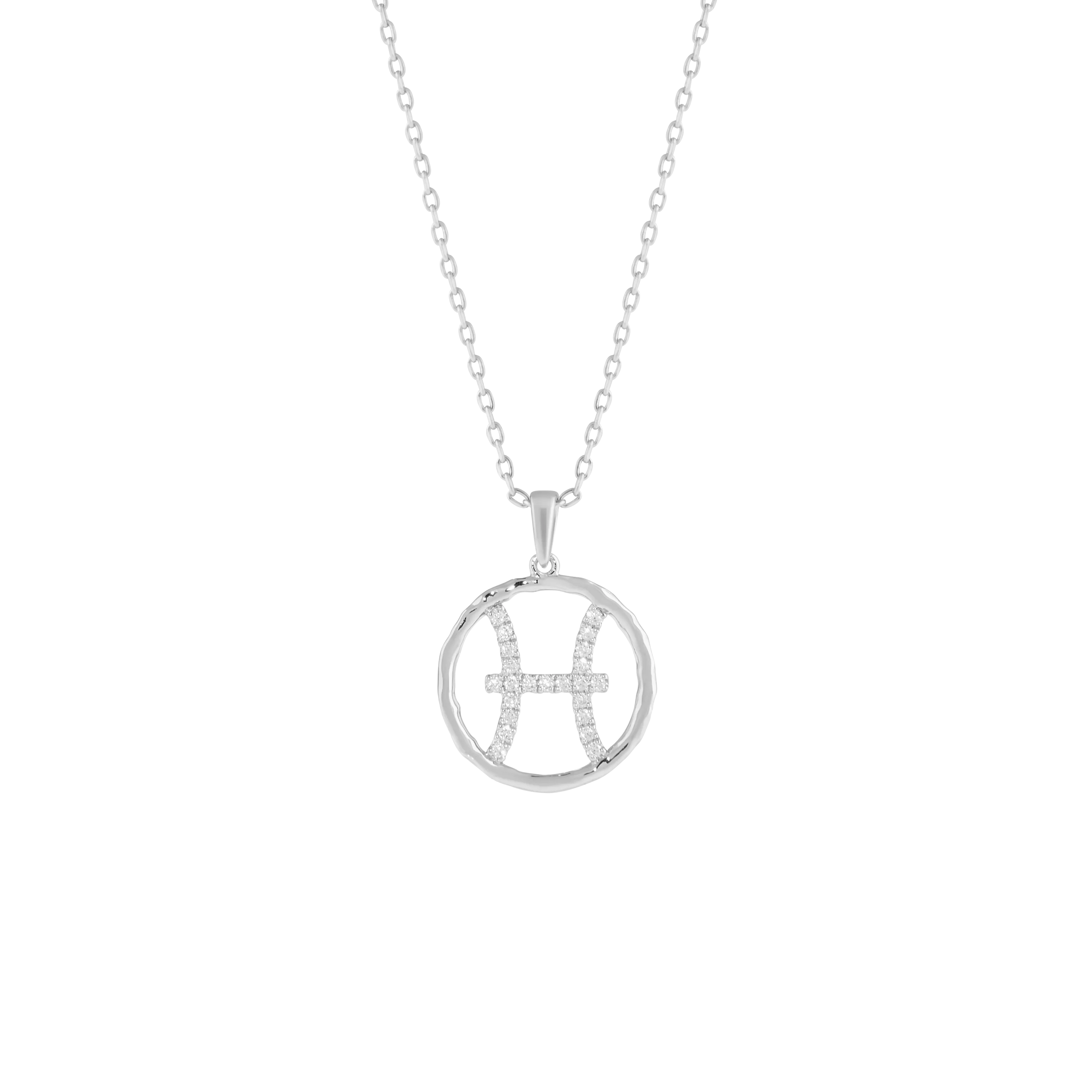 Pisces medallion pendant necklace
