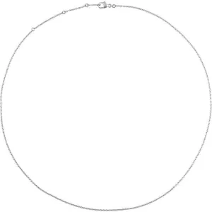 Platinum cable necklace