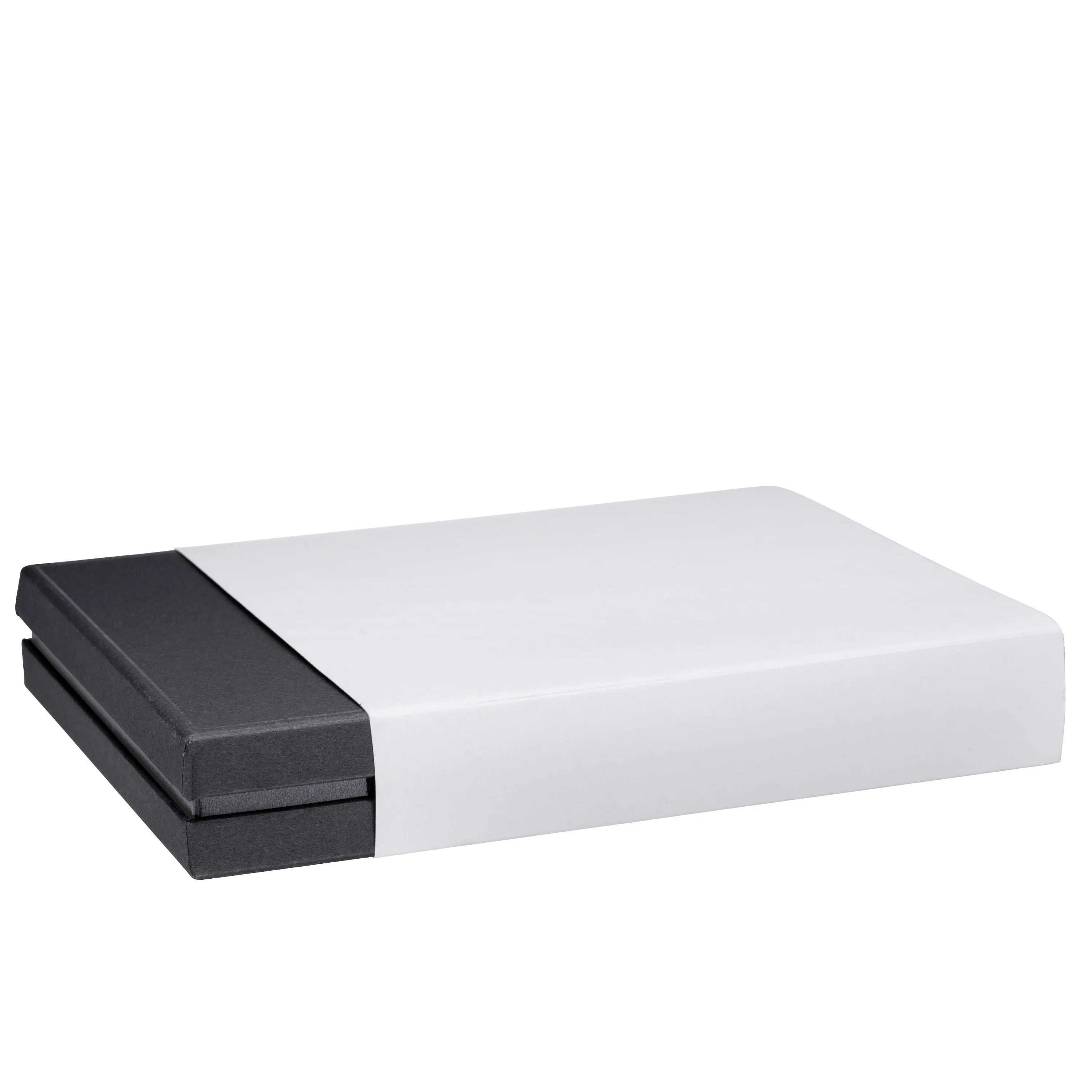 Recycled Cardboard Box With Glossy Inset Necklace Box, Pristine Collection